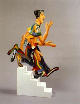 Man Descending the Stairs